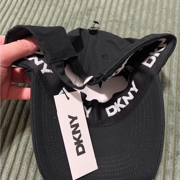 DKNY Black Cap with Logo Detailing - Picture 2 of 2